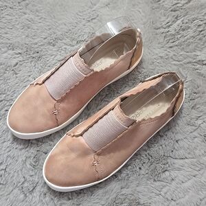 Cole Haan Grandpro light pink real leather slip ons sneakers